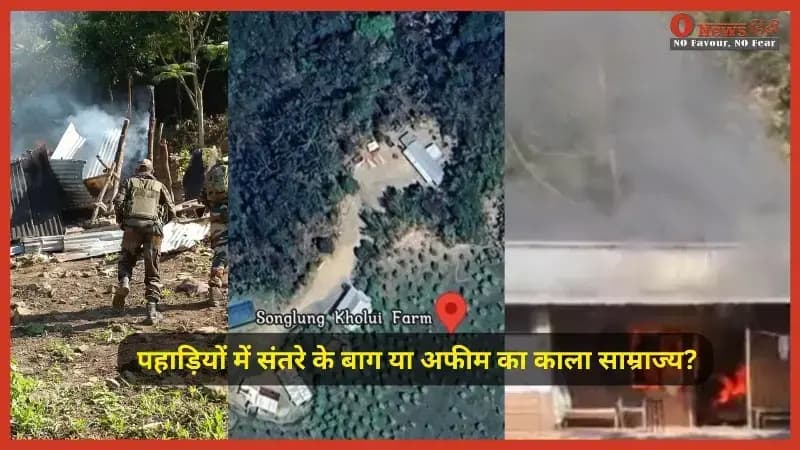 द ऑरेंज डिकॉय: मणिपुर की पहाड़ियों में संतरे के बाग या अफीम का काला साम्राज्य? जानें 'नकली गांवों' का पूरा सच!