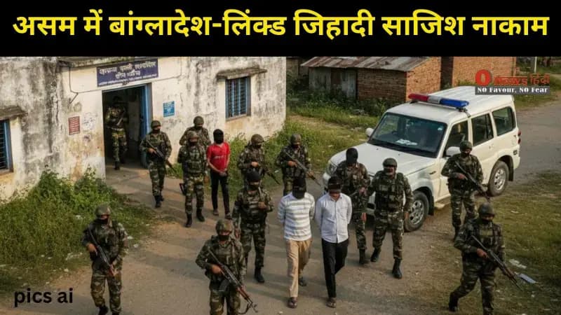 “असम में बांग्लादेश-लिंक्ड जिहादी साजिश नाकाम, IMK मॉड्यूल के 11 आतंकी गिरफ्तार”