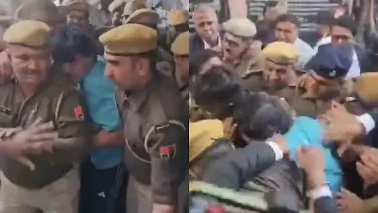 Ajmer News: रेप और ब्लैकमेलिंग के आरोपी हकीम कुरैशी की कोर्ट में पिटाई, गुस्साए वकीलों ने जमकर बरसाए लात-घूंसे