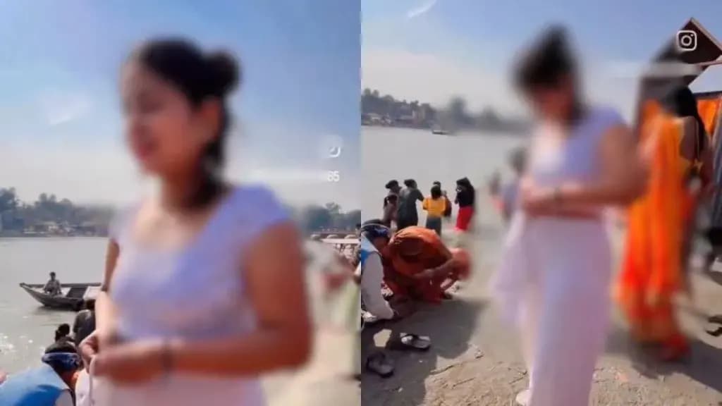 Mahakumbh Viral Video: प्रयागराज महाकुंभ में वायरल हुआ वीडियो, श्रद्धालुओं में आक्रोश