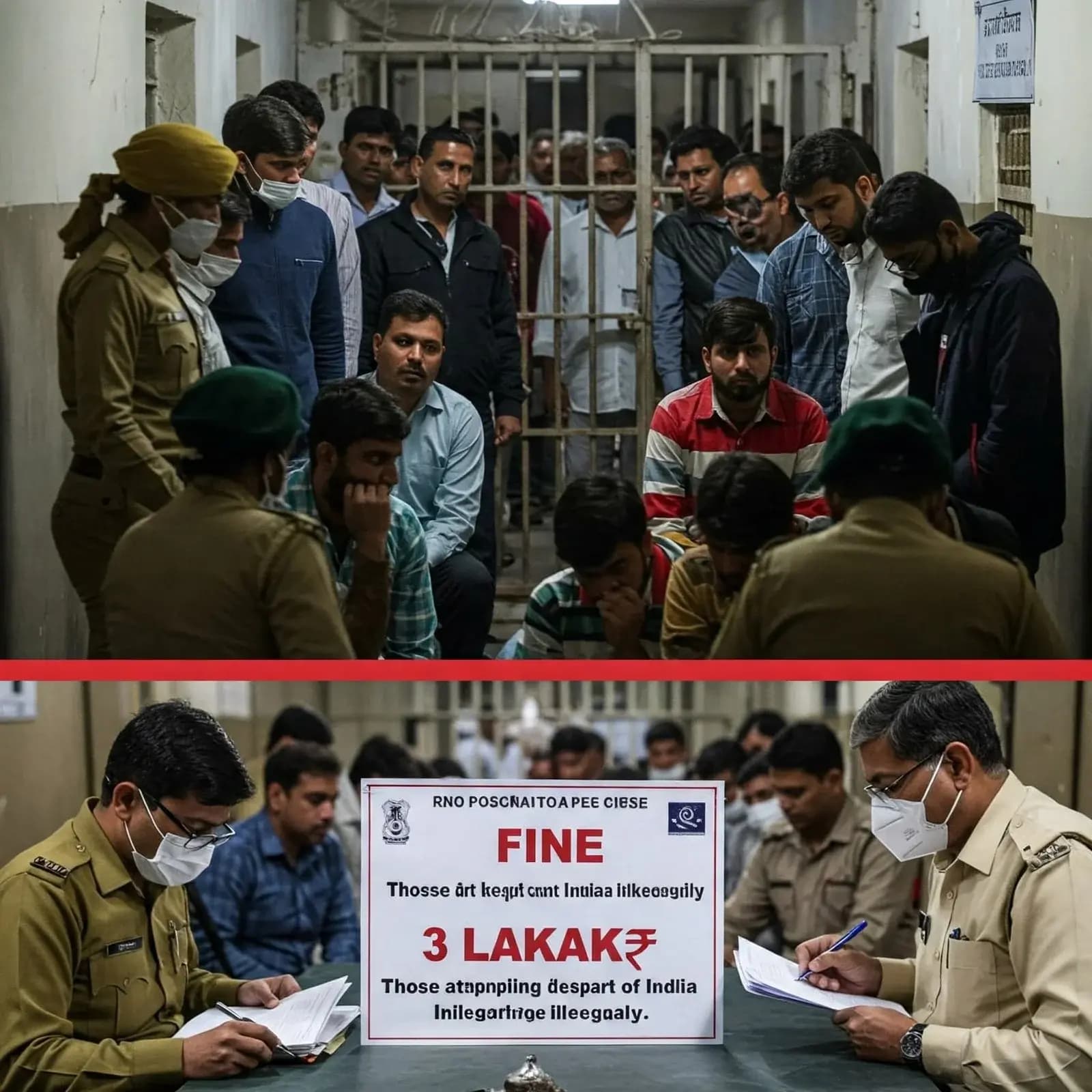 भारत न छोड़ने वाले पाकिस्तानी नागरिकों पर सख्त कार्रवाई: 3 साल की जेल और 3 लाख का जुर्माना