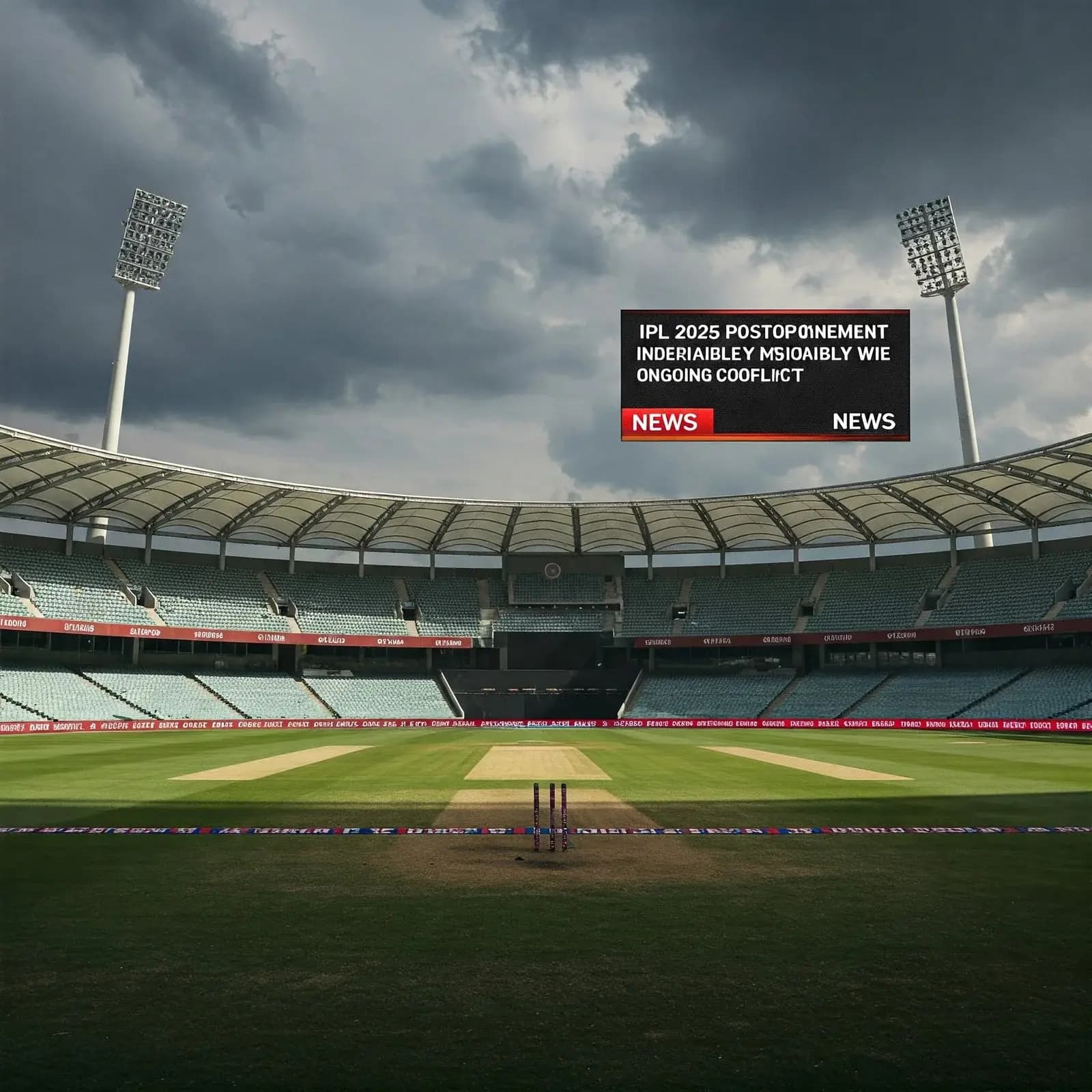 IPL 2025 स्थगित: सुरक्षा कारणों से टूर्नामेंट बीच में ही रुका?