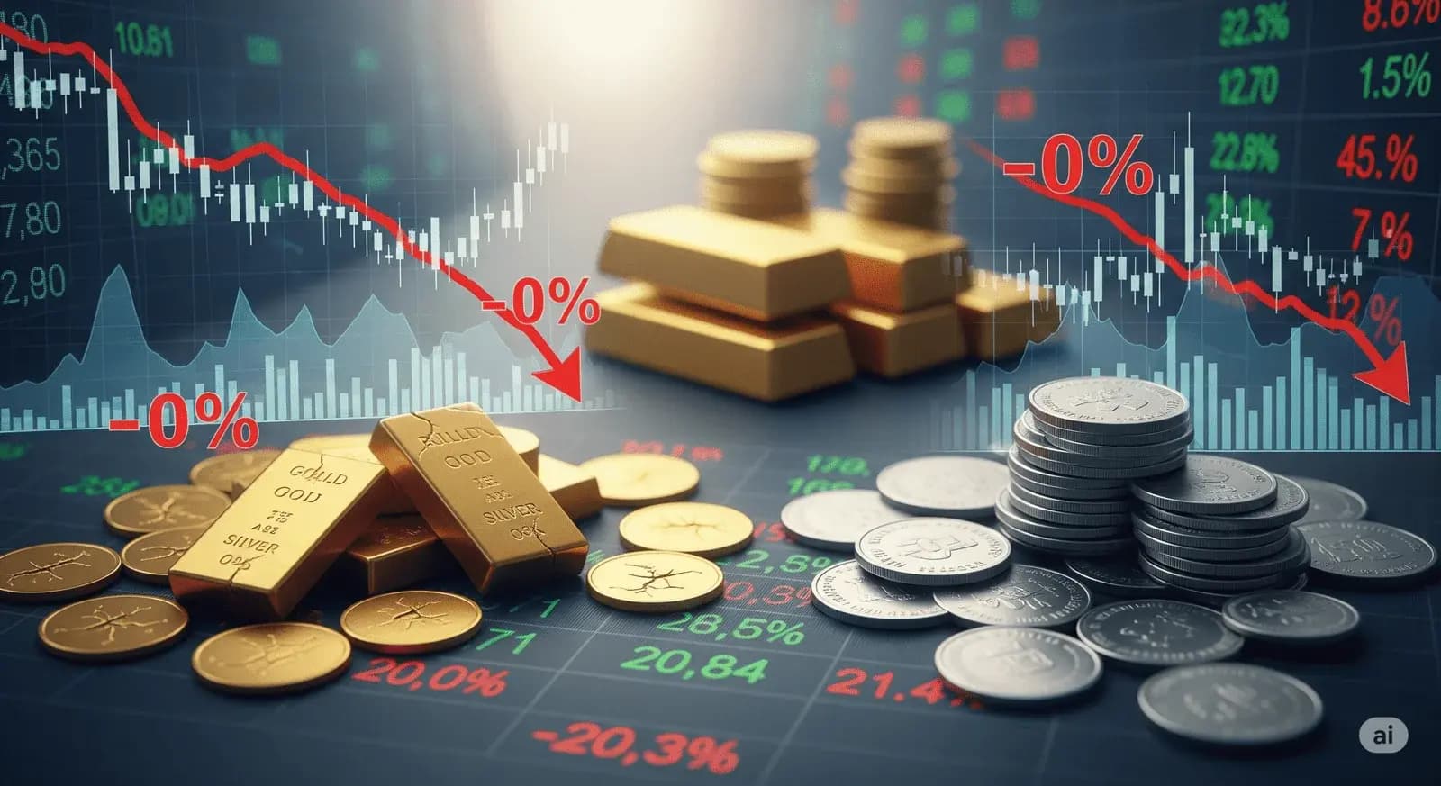Gold Price 9 July: सोना-चांदी के दामों में गिरावट, जानिए आज के ताज़ा रेट और गिरावट की वजह